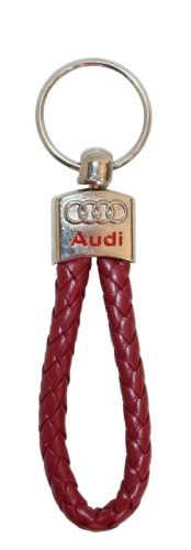 Брелок кожа косичка Audi 