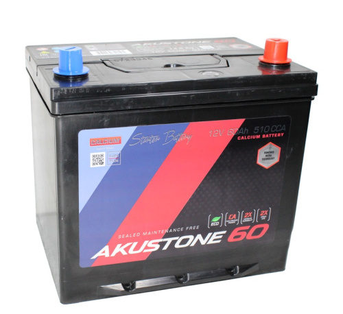 AKUSTONE Turkey ASIA 6СТ-60 Ач о.п. [д232ш173в225510А] D23L