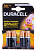 Батарейки DURACELL LR6 MN1500 1.5V SIZE AA Комплект 4шт