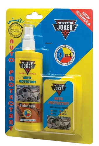 Полироль салона  JOKER  с губкой  Табак..