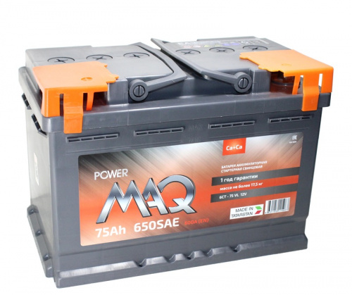 PowerMAQ 6СТ-75 Ач VL п.п. [д276ш175в190600EN650SAE] [L3]