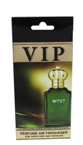 Ароматизатор CARIBI Ёлочка VIP № 717 по мотивам Clive Christian1872 Men 