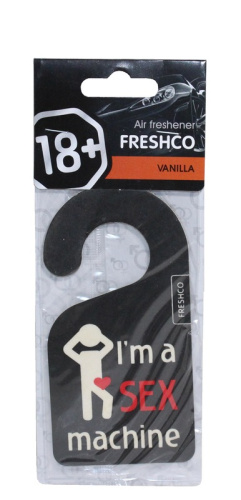 Ароматизатор Freshco Ёлочка 18+, аромат Ваниль 10