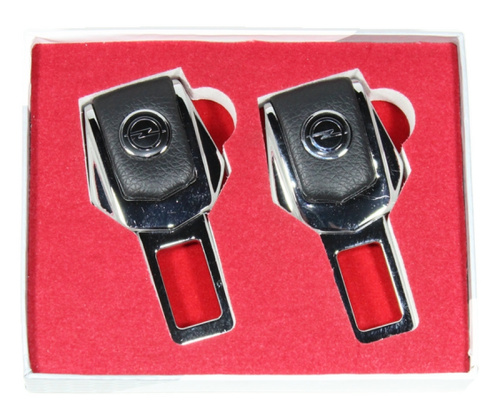 Заглушка ремня безопасности OPEL металл+кожа