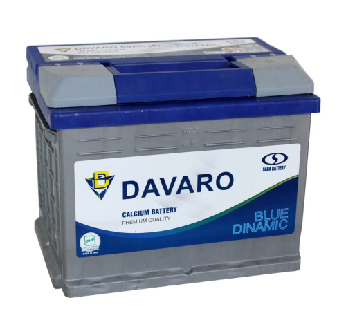DAVARO BLU DINAMIC 6СТ-60 Ач о.п.  д242ш175в190640А  L2